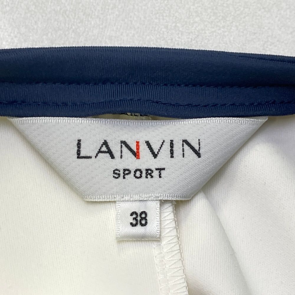 美品　ランバンスポール トップス　サイズ38 サイズ：38 LANVIN SPORT ランバン スポール ハーフジップ 長袖Tシャツ