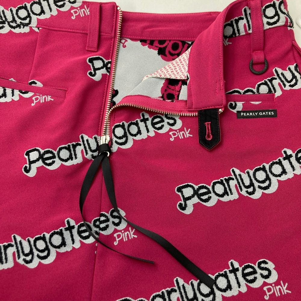 サイズ：1 PEARLY GATES パーリーゲイツ スカート ロゴ柄 パープル系