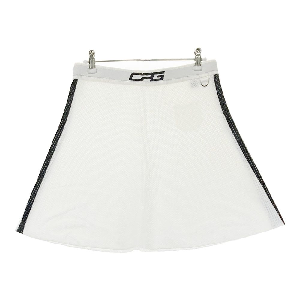 サイズ：L CPG GOLF シーピージーゴルフ ニットスカート ホワイト系