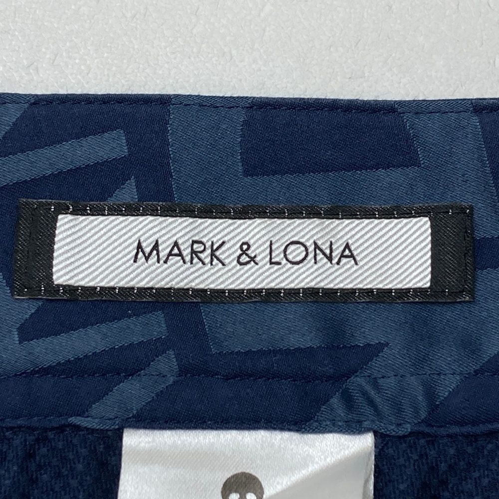 サイズ：36 MARK&LONA マークアンドロナ インナー付スカート ロゴ 総柄