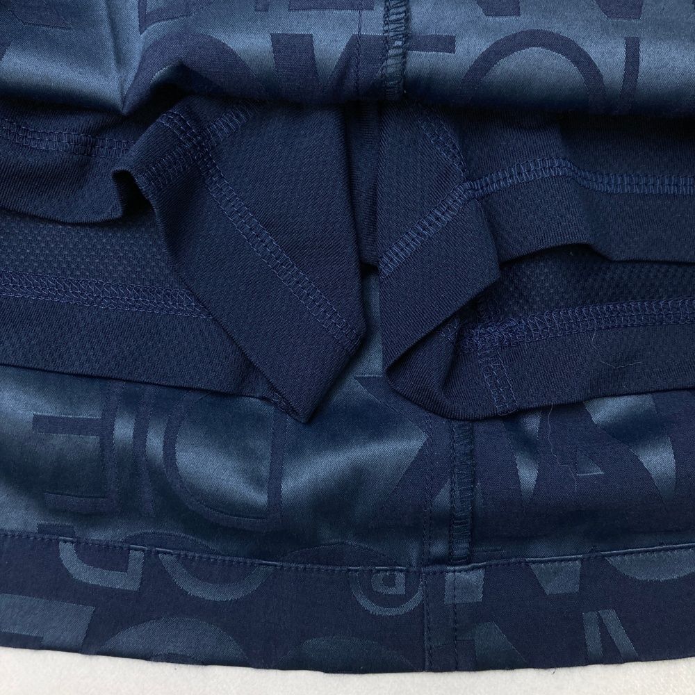 サイズ：36 MARK&LONA マークアンドロナ インナー付スカート ロゴ 総柄