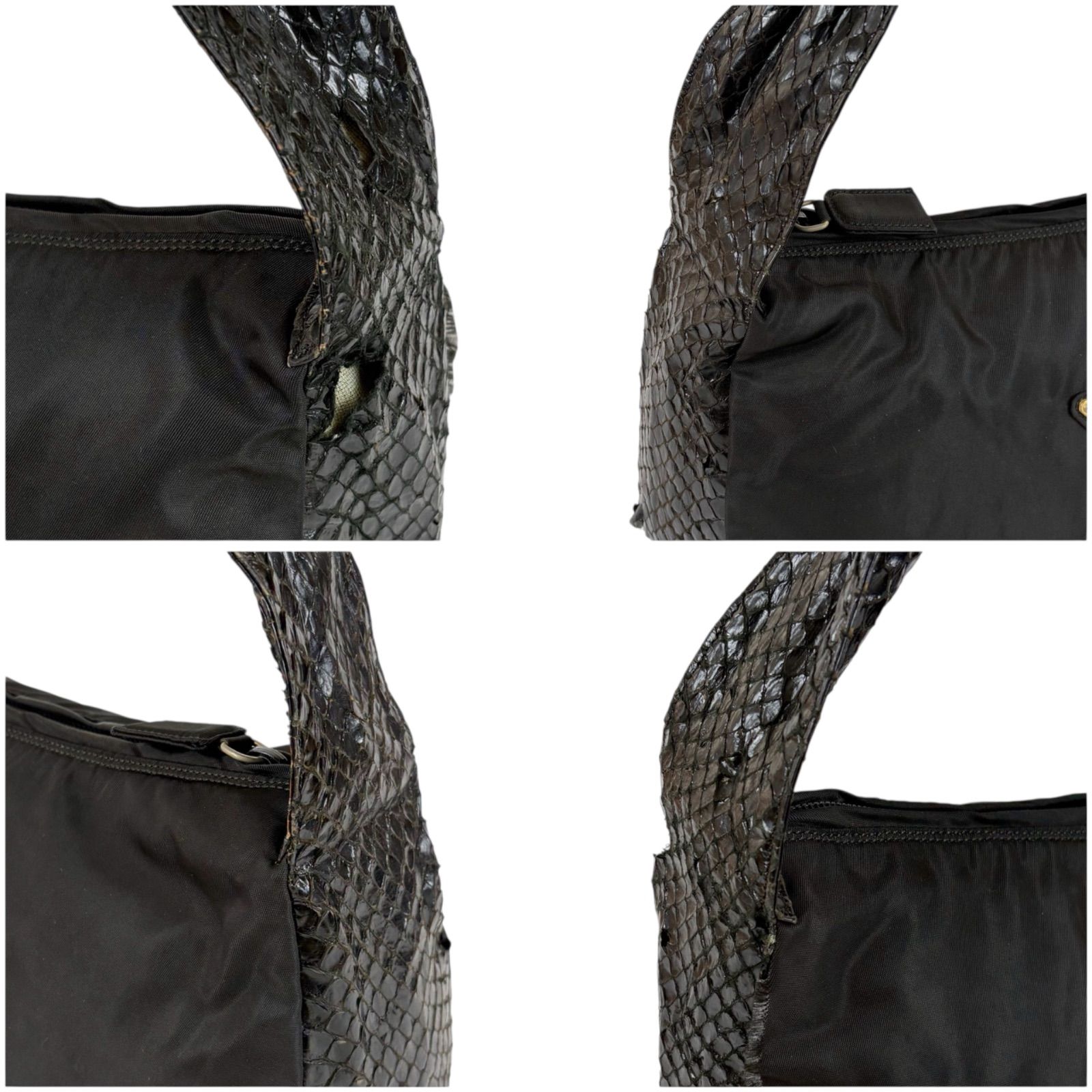 プラダ PRADA トライアングルロゴ ワンショルダーバッグ ホーボー