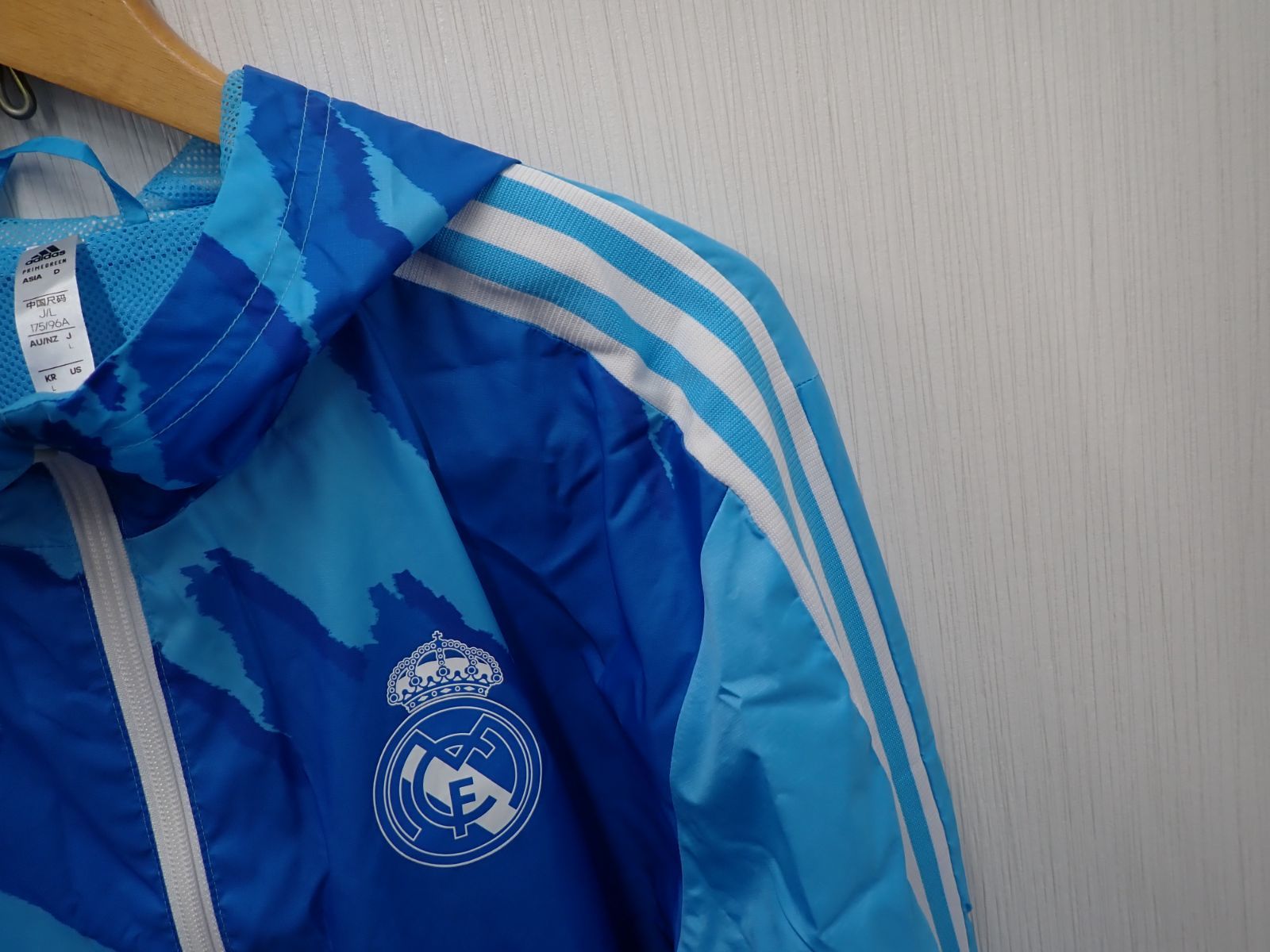54415】 adidas アディダス レアル・マドリード ウインドブレーカー