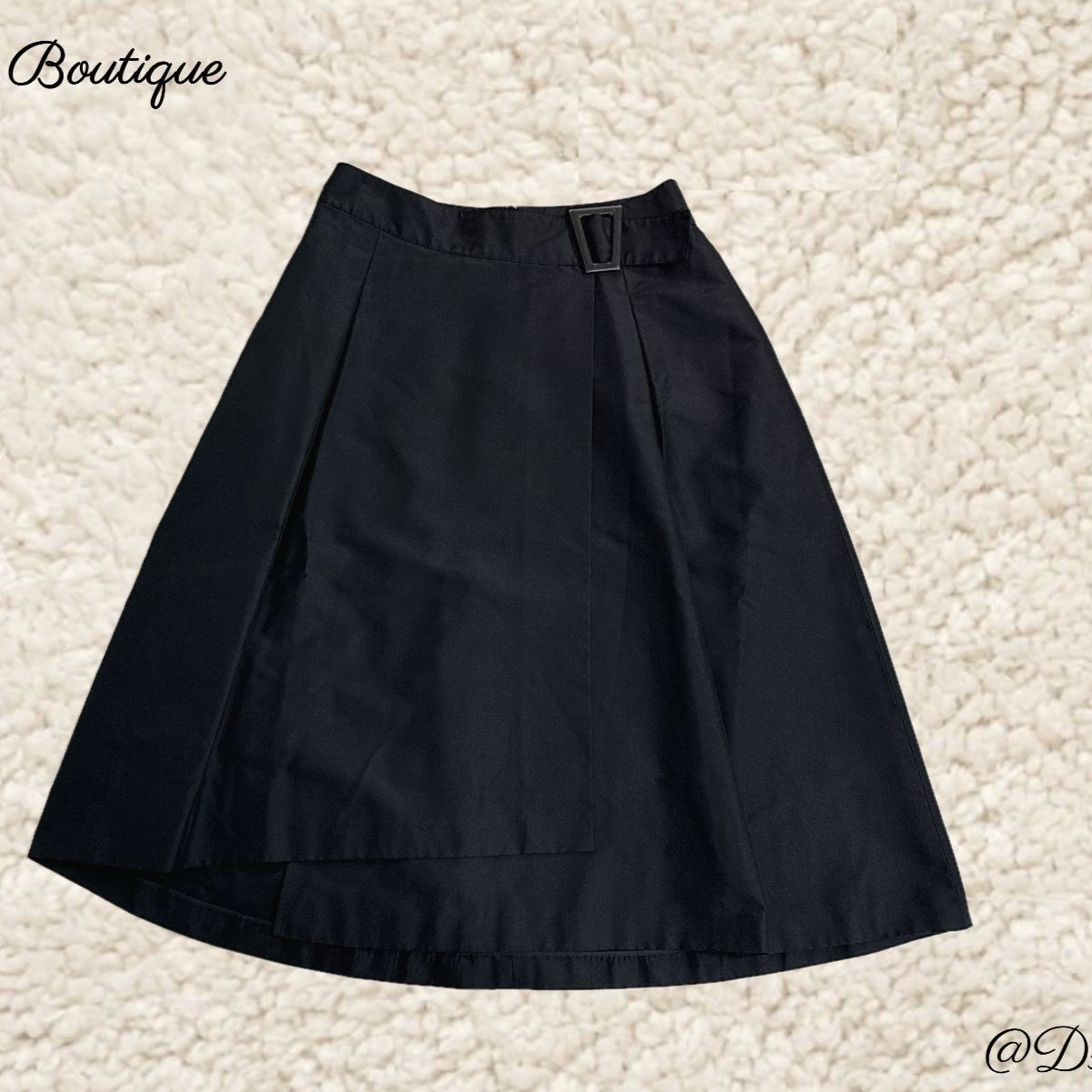 S*a様 FOXEY 38 ベルト付スカート　タグ付き未使用新品 定価：約118,800円】美品FOXEY/ フォクシー 39478 Skirt