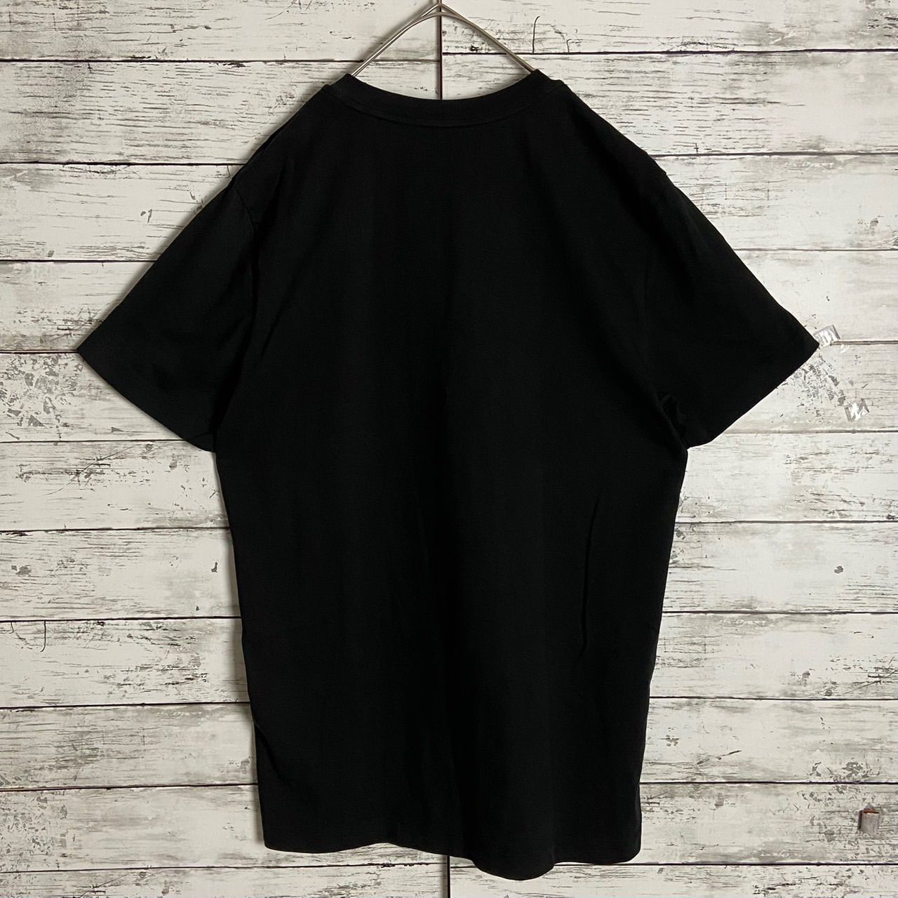 MONCLER モンクレール フェルト ワッペンロゴ Tシャツ ブラック M ※ご