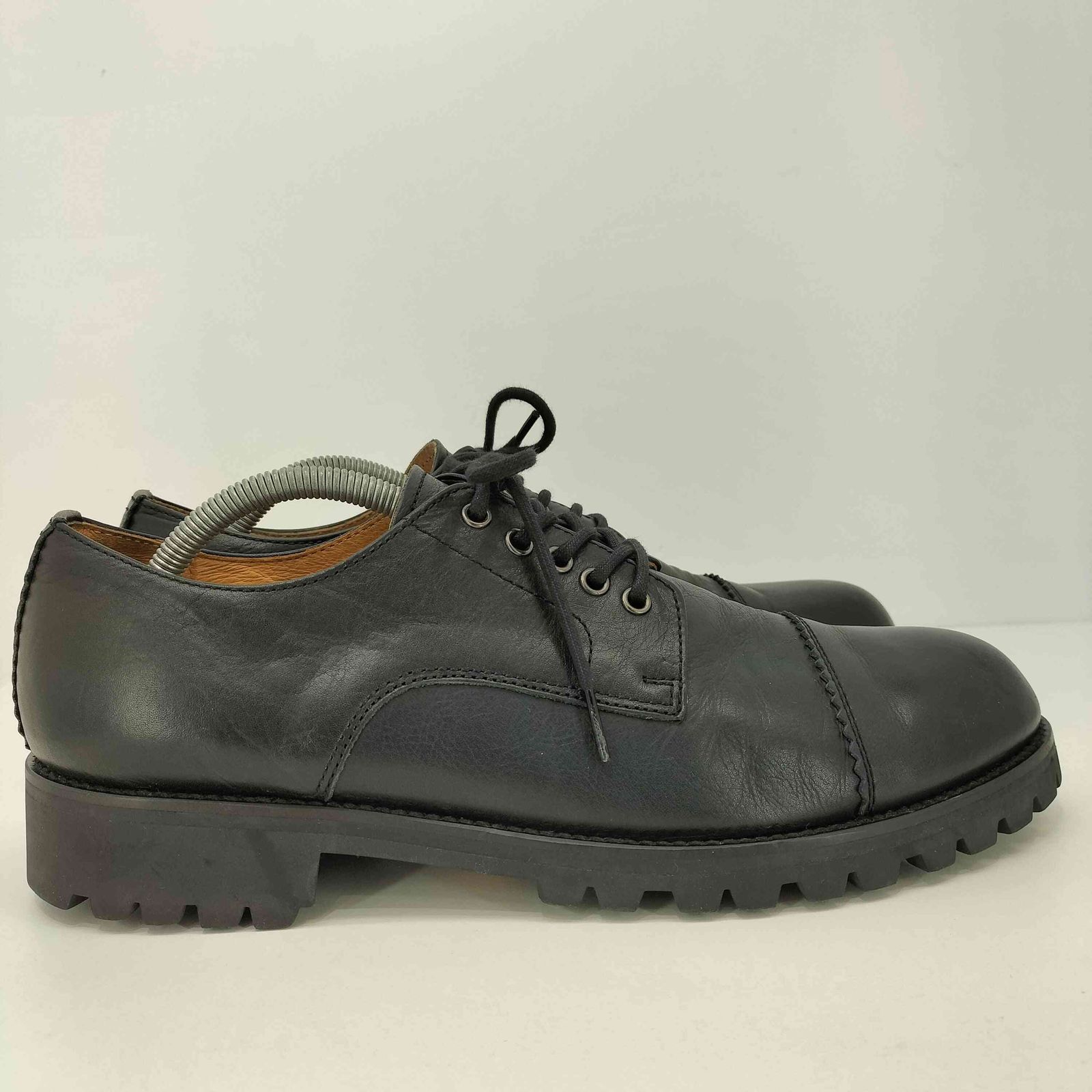 パドローネ PADRONE DERBY STRAIGHT TIP SHOES vibramソール