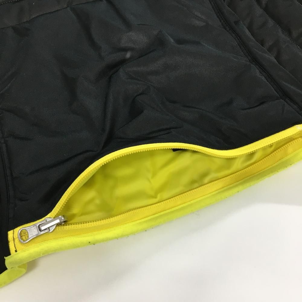 マークアンドロナ ダウンベスト イエロー 迷彩調地模様 カモフラ