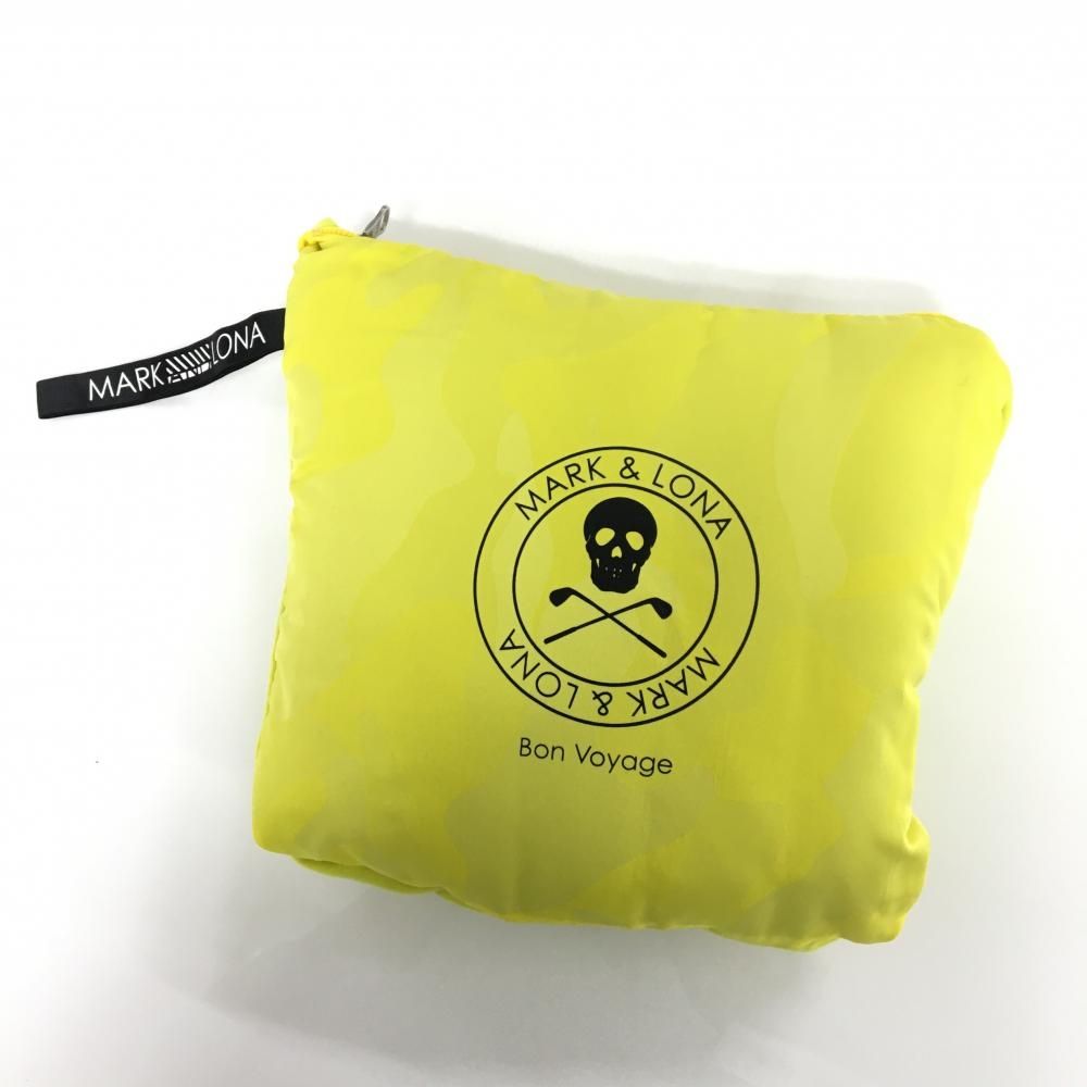 マークアンドロナ ダウンベスト♡ ロゴ スカル マークアンドロナ ダウンベスト ブルー系×ライトグレー 星柄 スカル