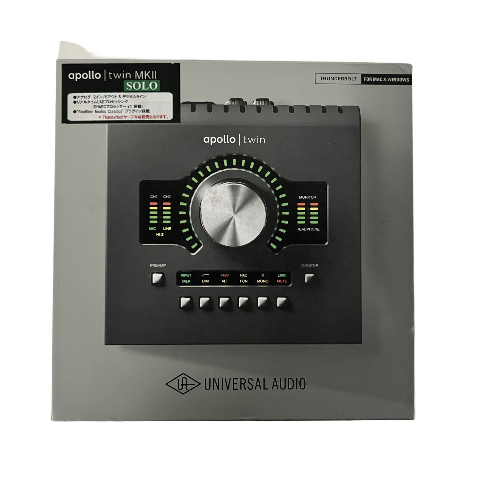 UNIVERSAL AUDIO APOLLO TWIN MKII SOLO ユニバーサルオーディオ 音響