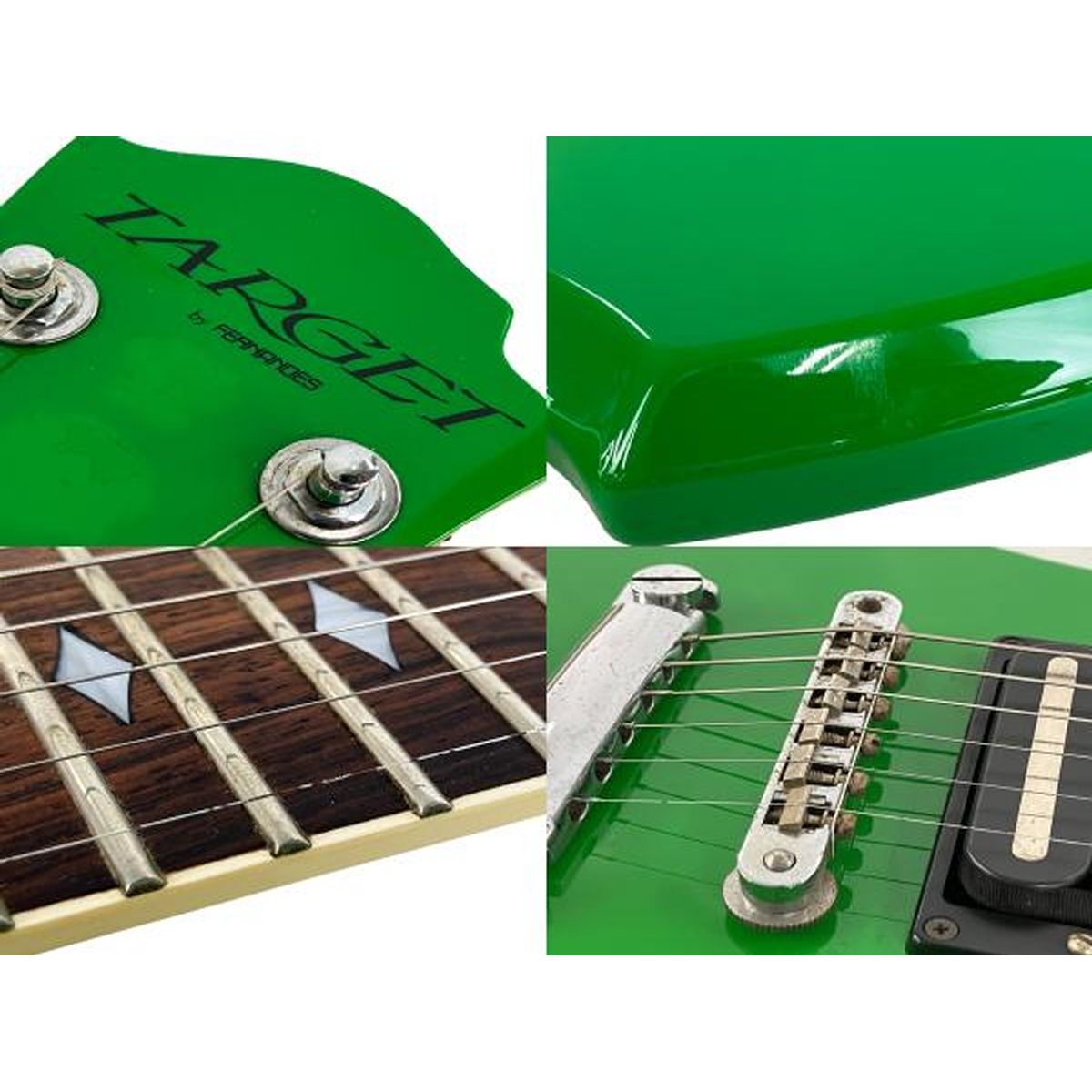 FERNANDES TARGET MGT-85CX エレキギター モッキンバード HIDE 緑