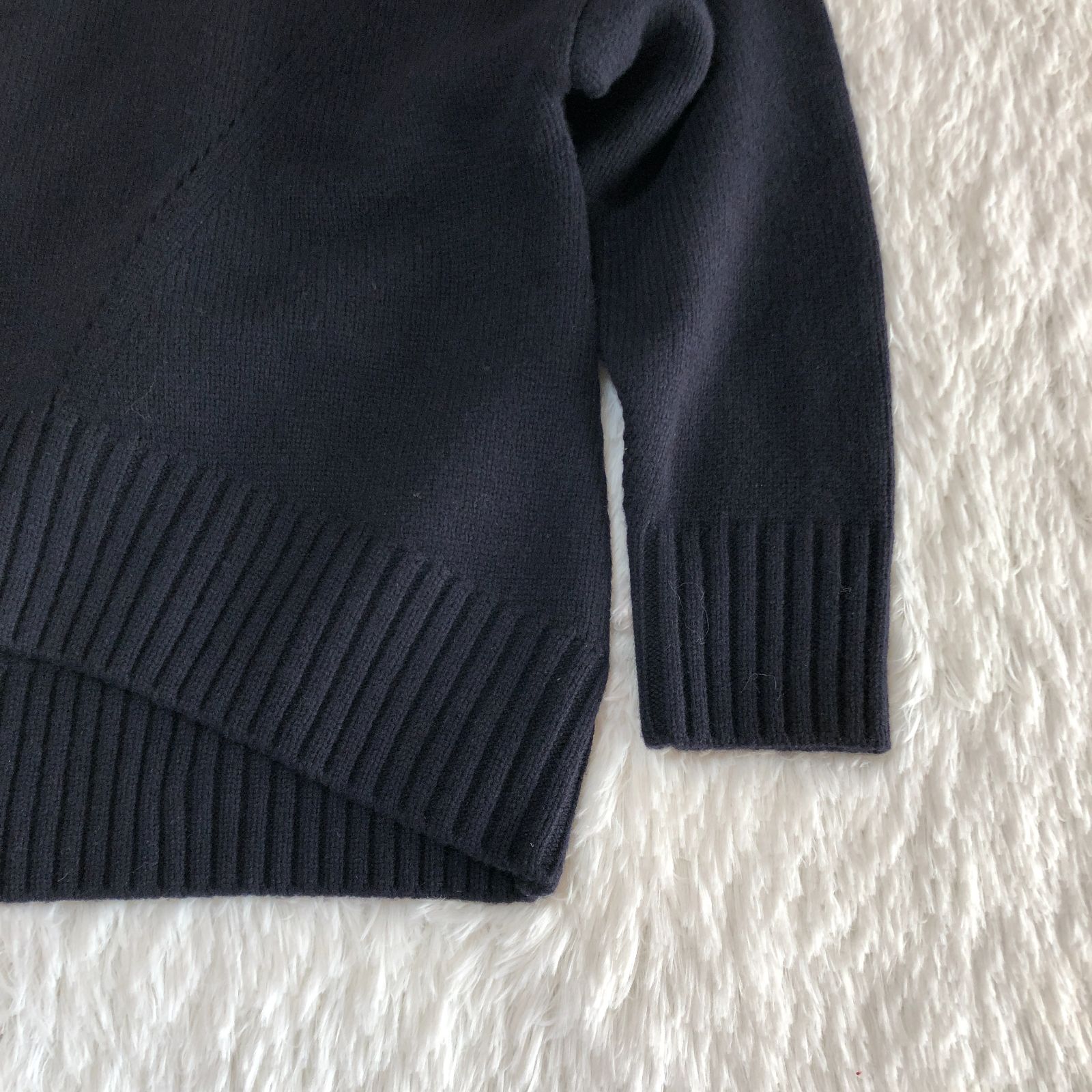 CINOH★美品★チノ ウールハイネックニット ネイビー CINOH☆美品☆チノ ウールハイネックニット ネイビー｜CINOH チノ