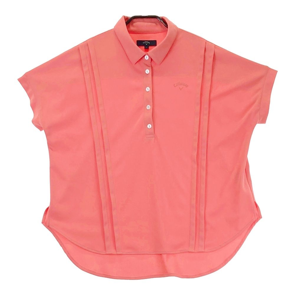 サイズ：L CALLAWAY キャロウェイ 半袖ポロシャツ ピンク系