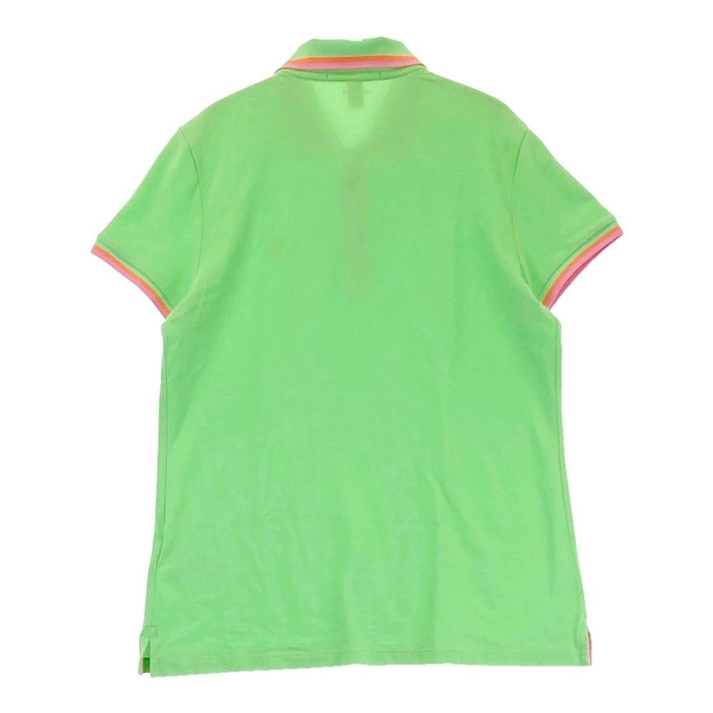 サイズ：M POLOGOLF ラルフローレン ポロゴルフ 襟ロゴ 半袖ポロシャツ