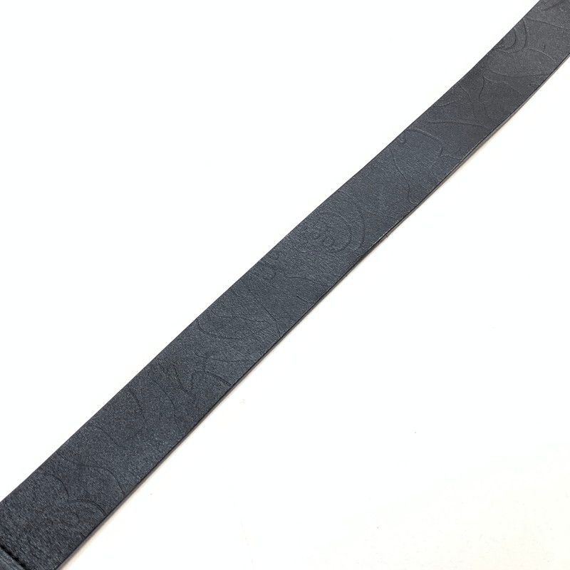 中古品】 MARK＆LONA マーク＆ロナ スカルデザインレザーベルト 【205