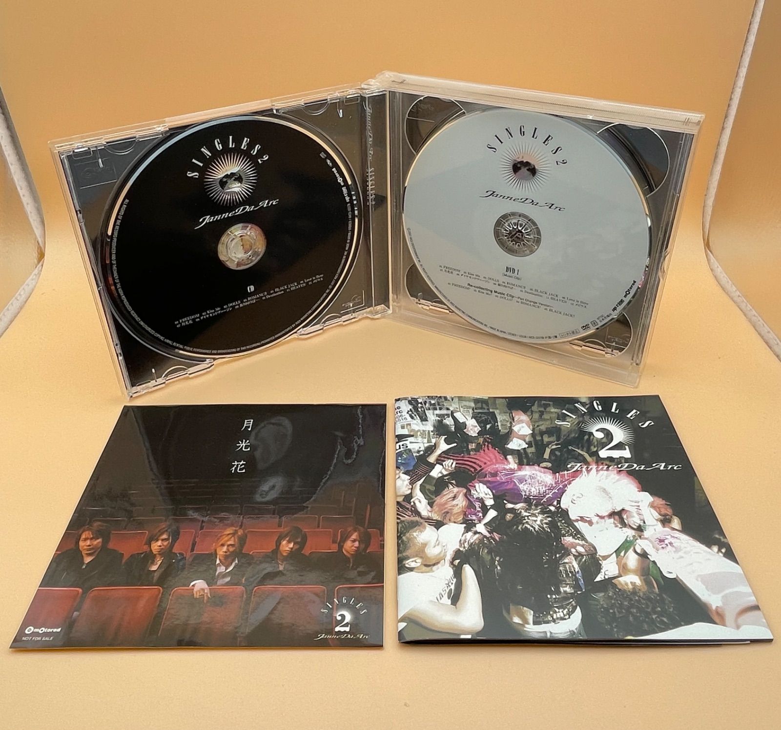 帯付 初回完全限定生産盤 Janne Da Arc CD DVD付 SINGLES 2 ジャンヌ