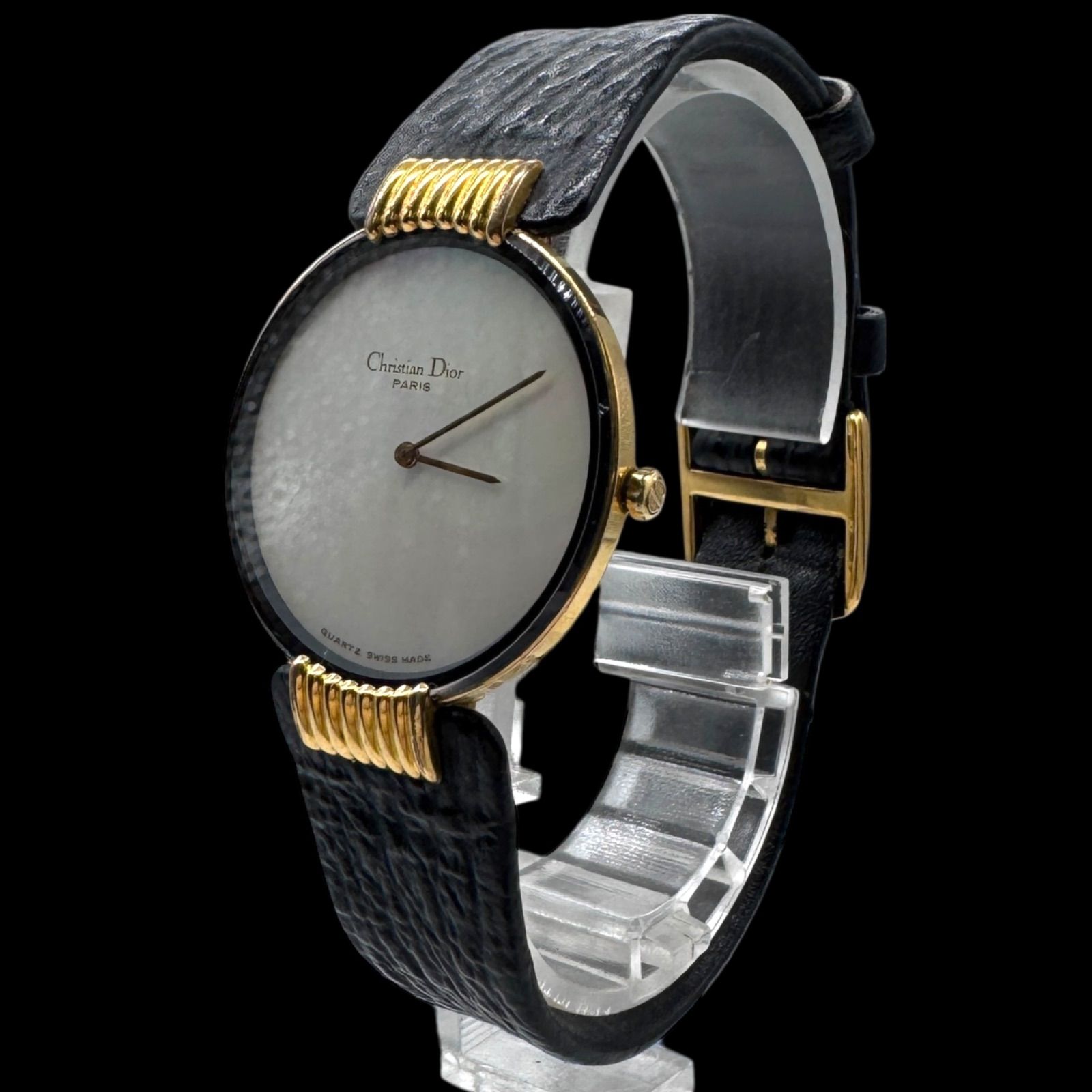 稼働 良品 Christian Dior クリスチャンディオール バギラ ブラック