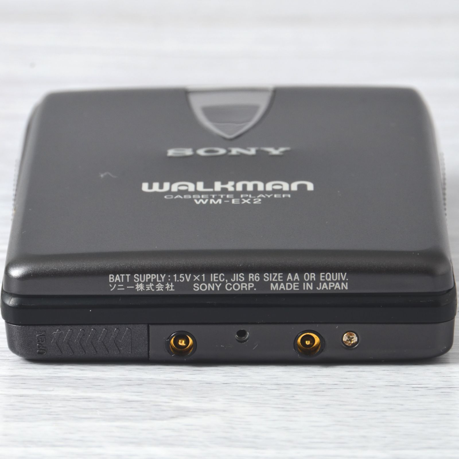 SONY WALKMAN WM-EX2 カセットウォークマン ブラック リモコン