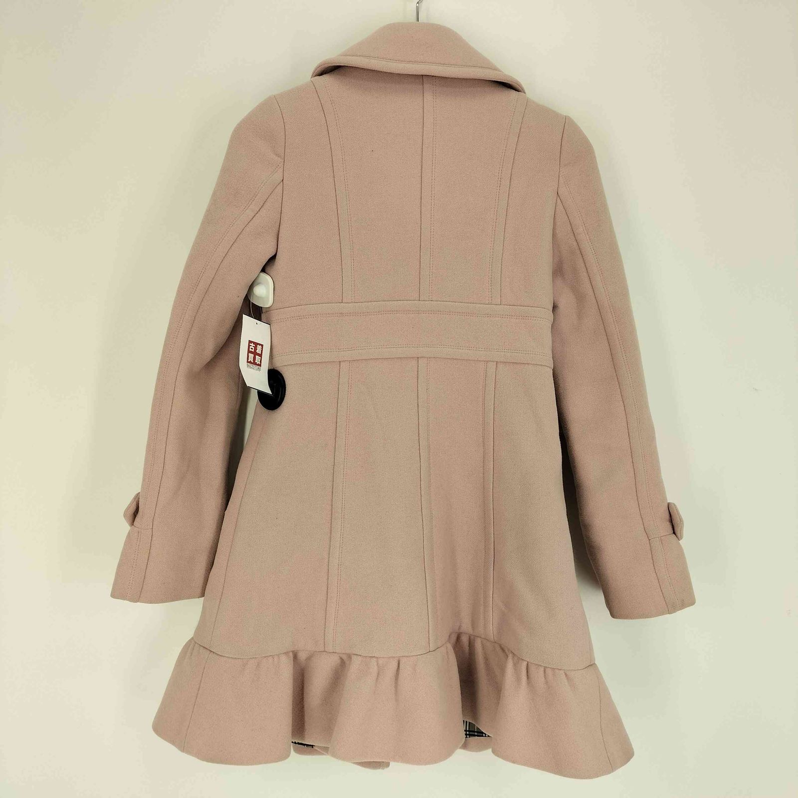 バーバリーブルーレーベル BURBERRY BLUE LABEL フリルデザインウール