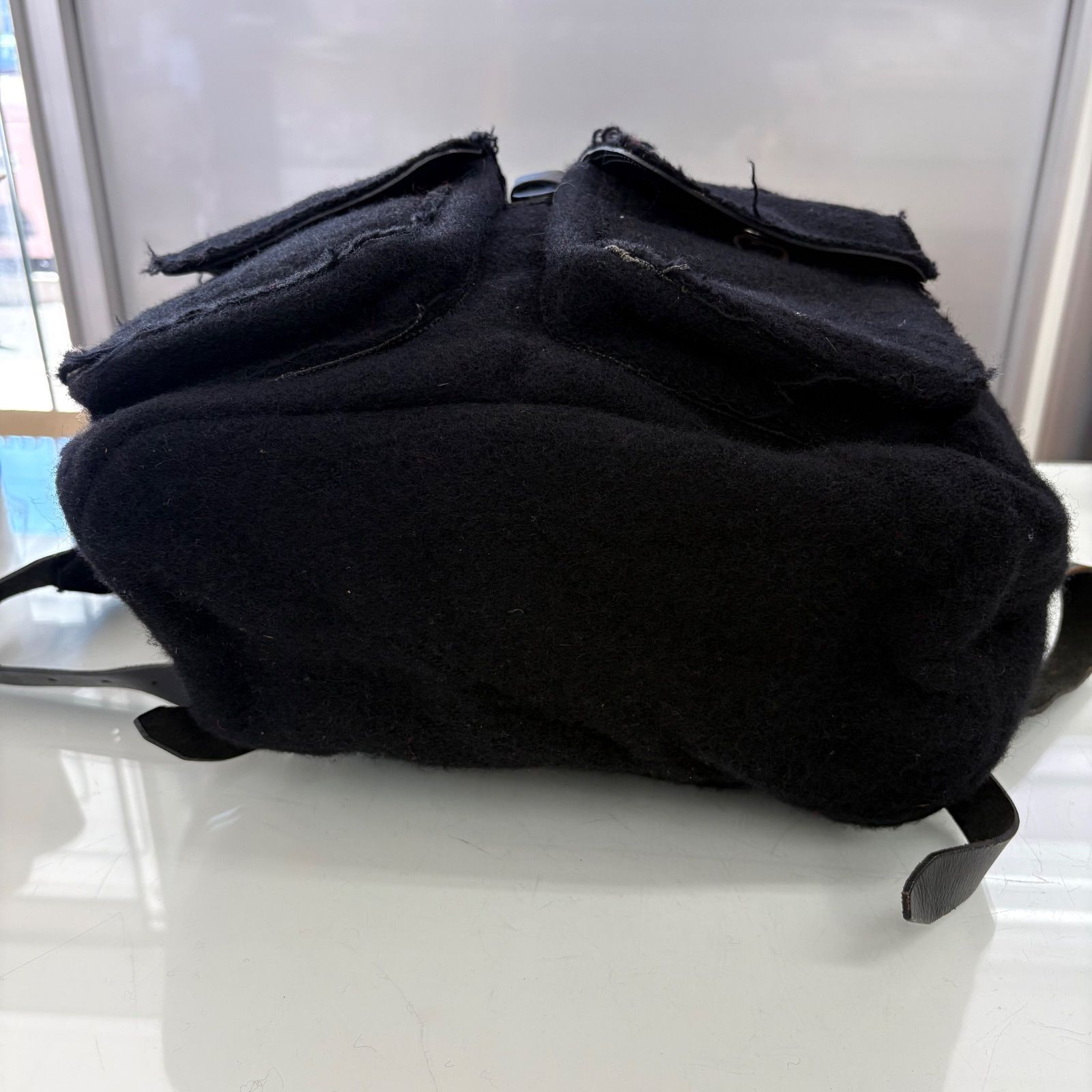 tricot COMME des GARCONS コムデギャルソン リュック ウール BLK