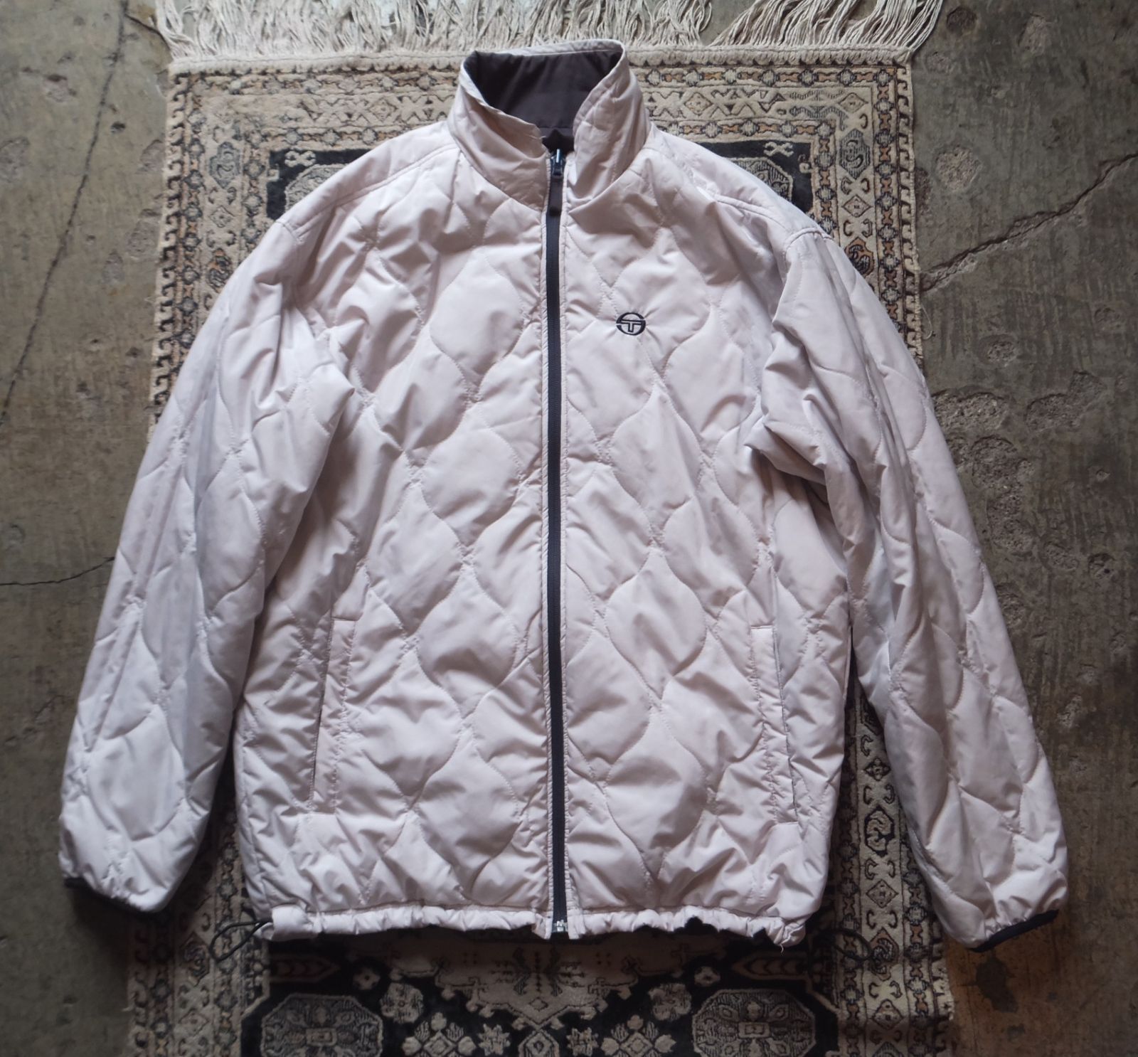 90s sergio tacchini reversible nylon jacket セルジオタッキーニ 