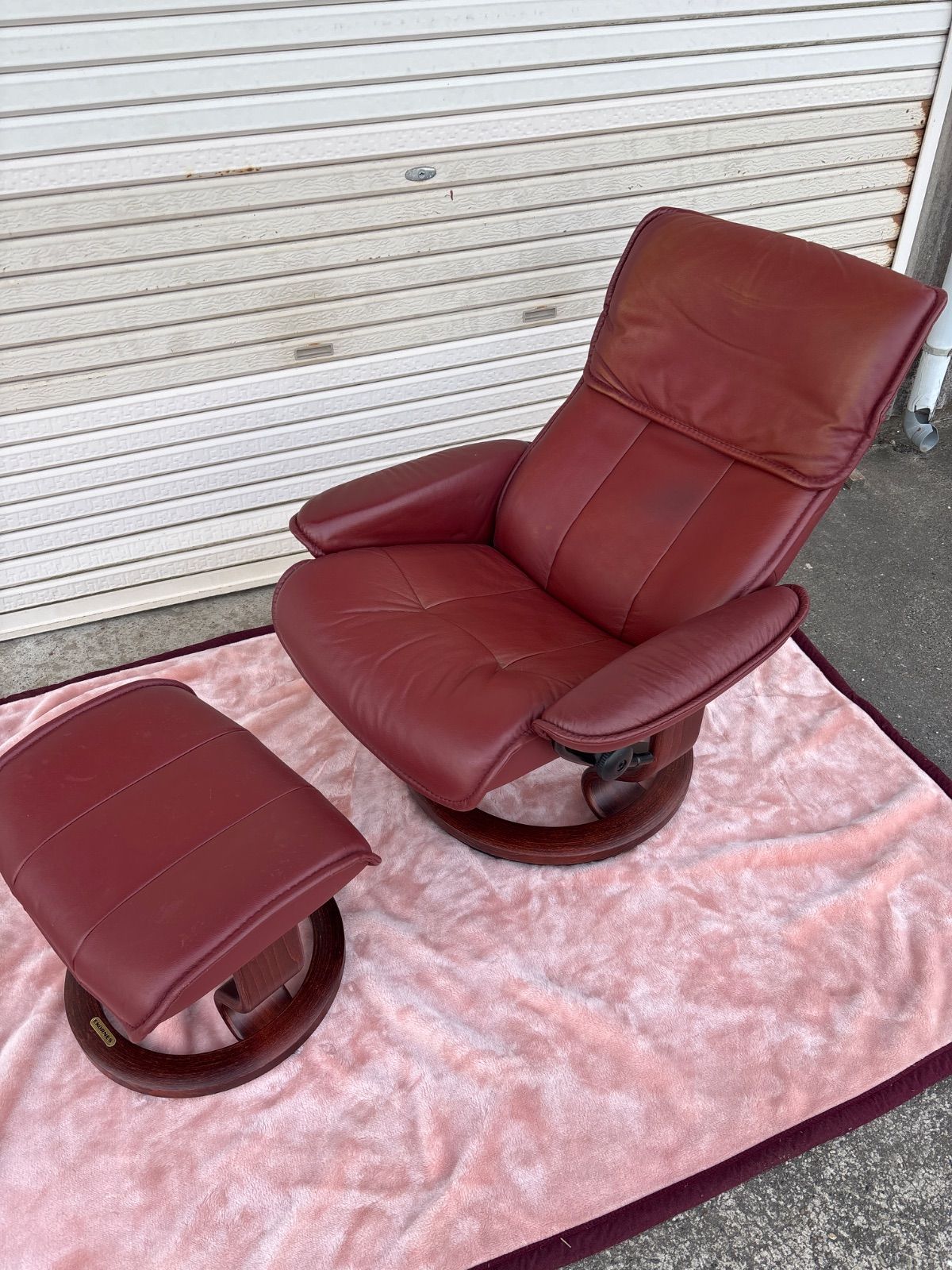 1人 リクライニングソファー EKORNES エコーネス ソファー 本革レザー