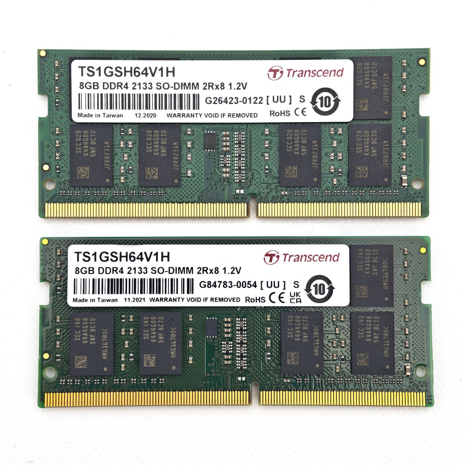Transcend ノートPC用メモリ SO-DIMM DDR4-2133 8GB×2枚 合計16GB