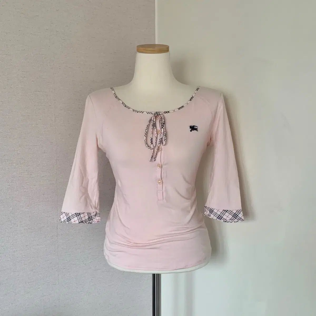 バーバリー ブルーレーベル ピンク チェック Tシャツ (38) - メルカリ