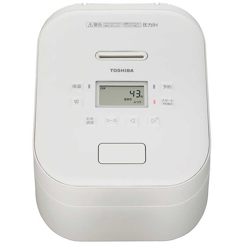 新品未使用】【未開梱】東芝 TOSHIBA 炊飯器 5.5合 圧力IH ホワイト RC 