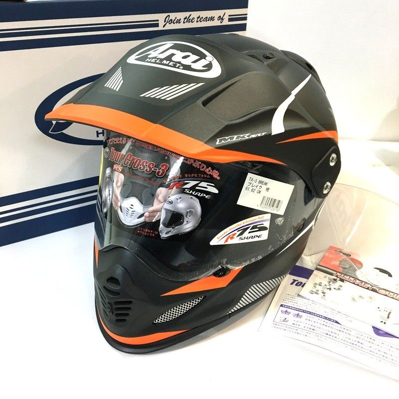 Arai アライ Tour-Cross3 BREAK オフロードヘルメット 除菌消臭済 XL