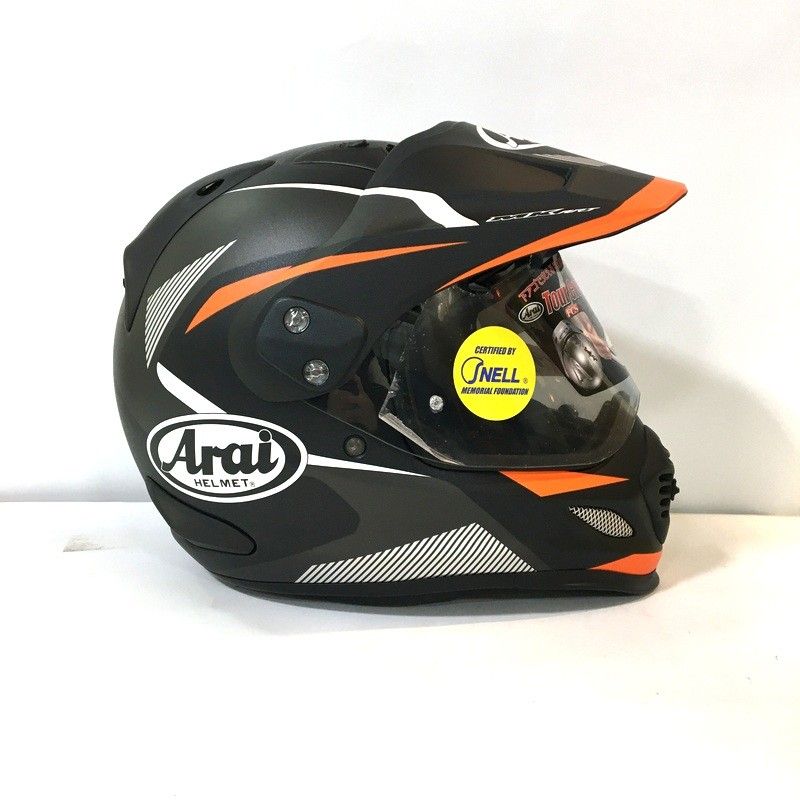 Arai オフロードヘルメット　tour cross 3ブラック/オレンジ Arai アライ Tour-Cross3 BREAK オフロードヘルメット 除菌消臭済 XL