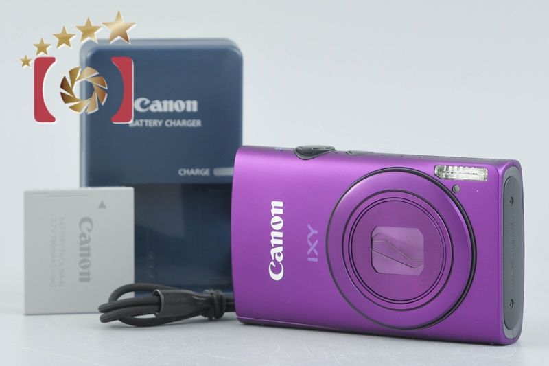 中古】Canon キヤノン IXY 600F パープル コンパクトデジタルカメラ