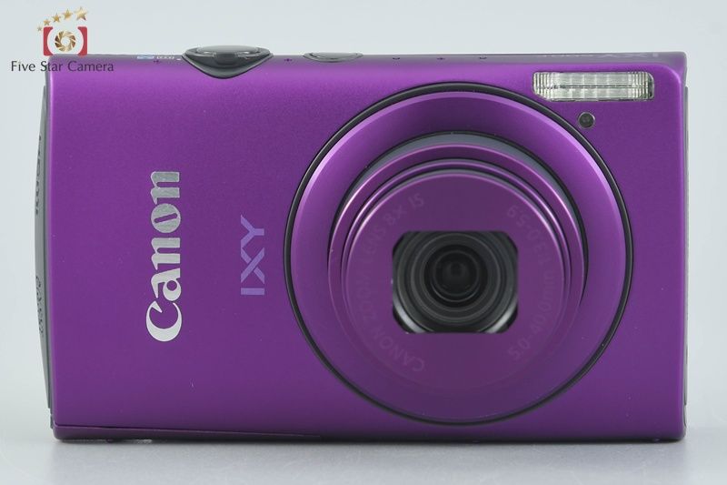 中古】Canon キヤノン IXY 600F パープル コンパクトデジタルカメラ