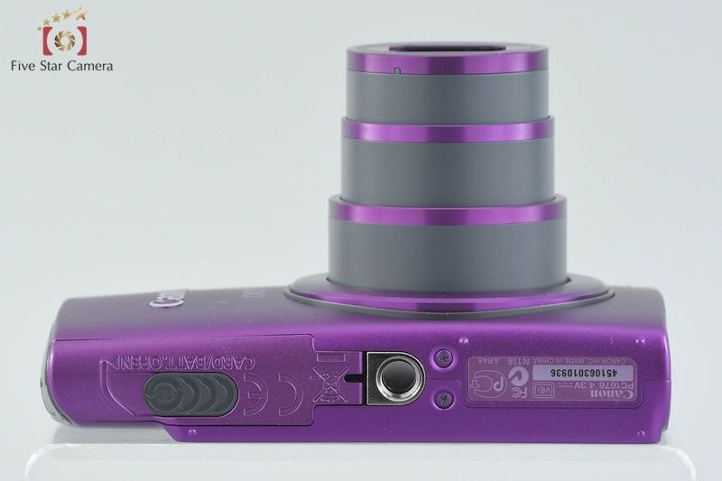 中古】Canon キヤノン IXY 600F パープル コンパクトデジタルカメラ