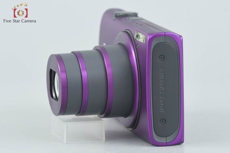 中古】Canon キヤノン IXY 600F パープル コンパクトデジタルカメラ