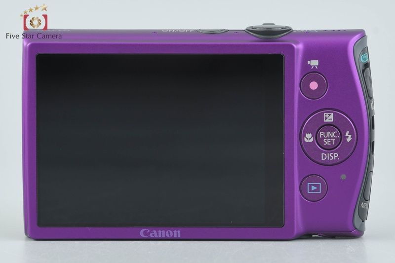 中古】Canon キヤノン IXY 600F パープル コンパクトデジタルカメラ