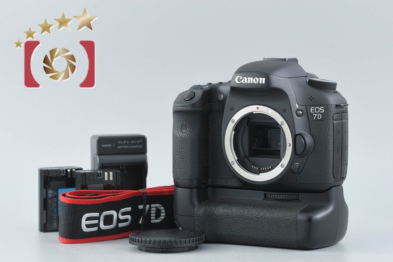 美品 キレイな7D 】Canon EOS 7D ボディー + BG-E7 バッテリーグリップ