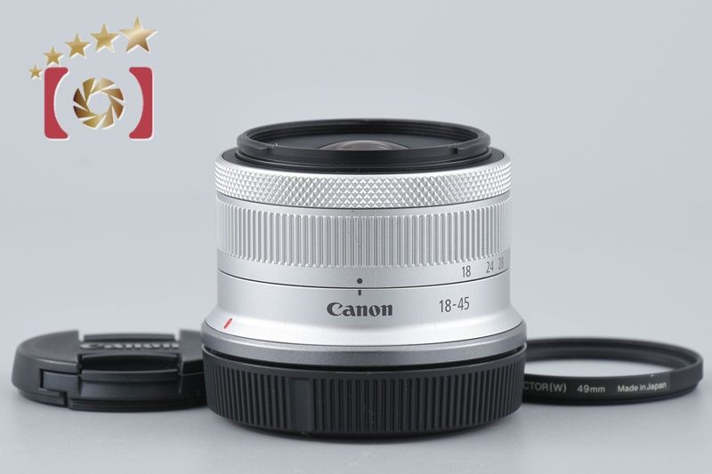 Canon 18-45mm ズームレンズ シルバー Amazon.com : Canon RF-S18-45mm