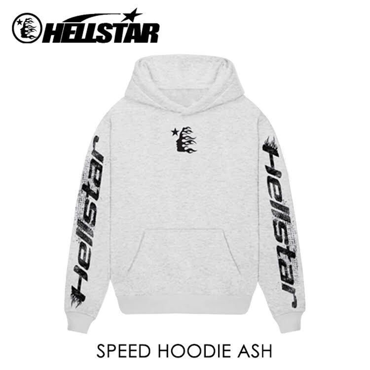 HELLSTAR SPEED HOODIE ASH 【プルオーバーパーカー】【フーディー
