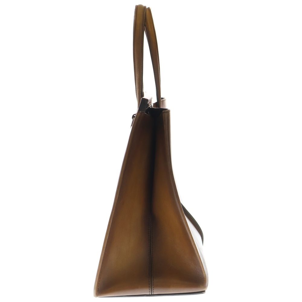 Berluti (ベルルッティ) ルティ38 ブラウン レザー ハンドバッグ