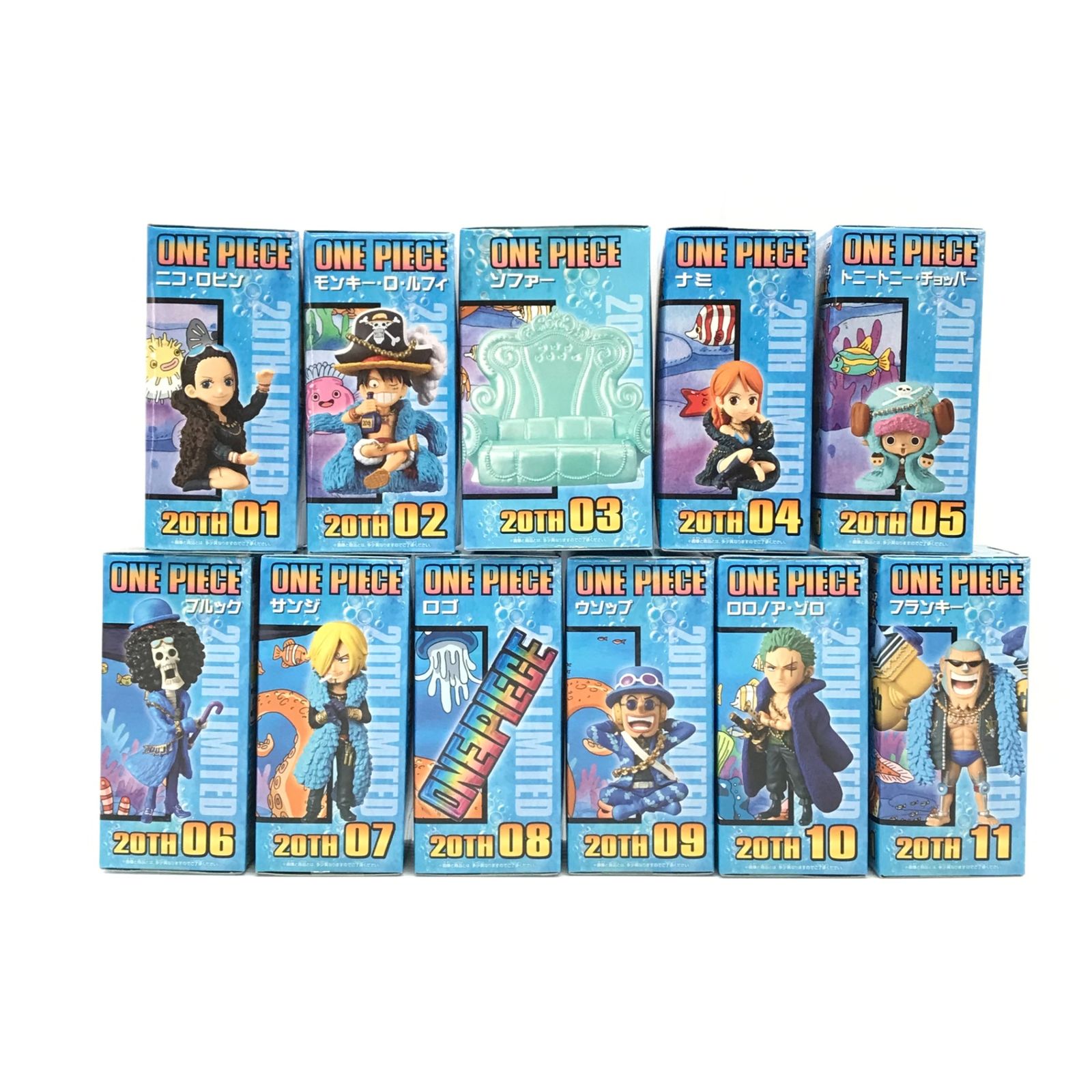 コレクタブル　20TH　LIMITED　全11種 ワンピースフィギュア ワーコレ20周年 全11種 - メルカリ