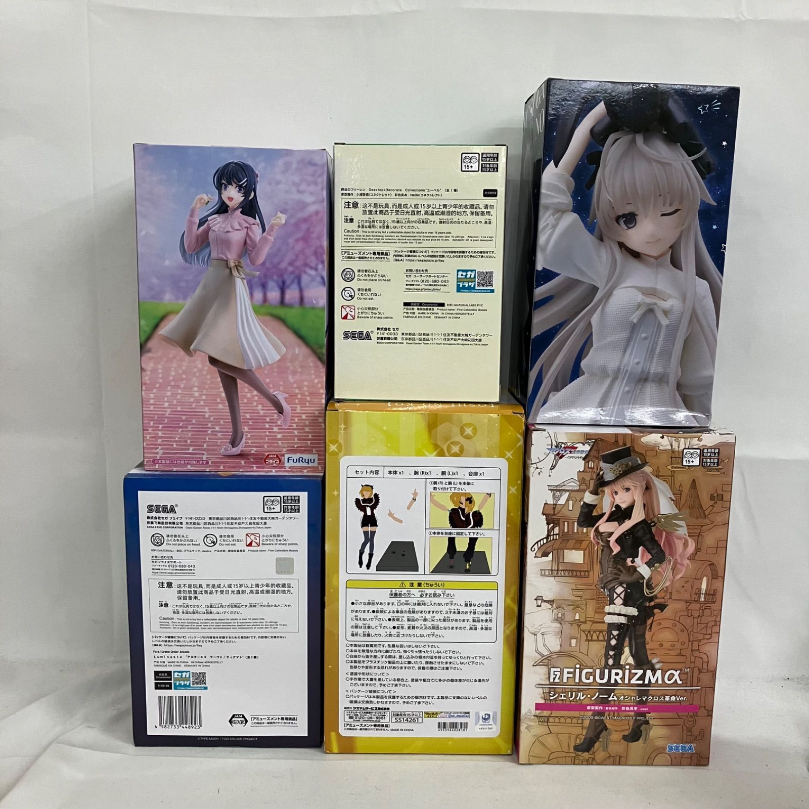 未開封 美少女 まとめ フィギュア 6個セット SF1745 c107 - メルカリ