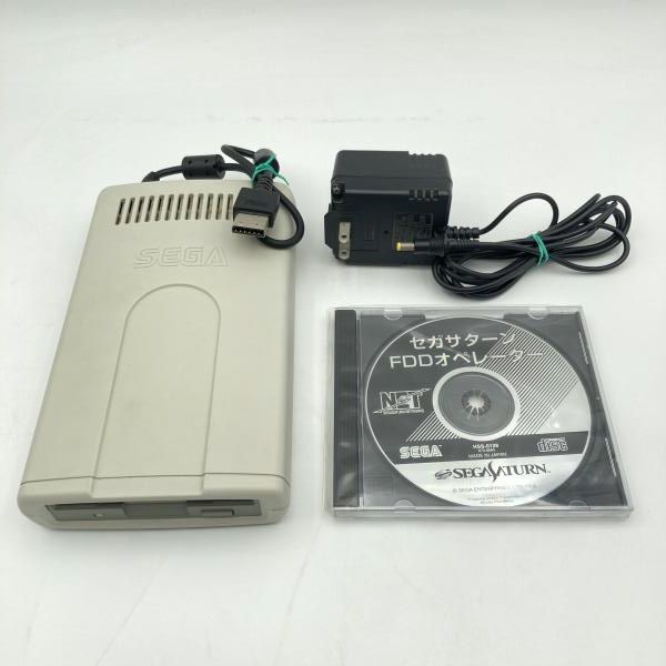 ｹﾞｰﾑOP ACアダプター ディスク付き SEGA セガサターンFDDドライブ HSS 0128 6
