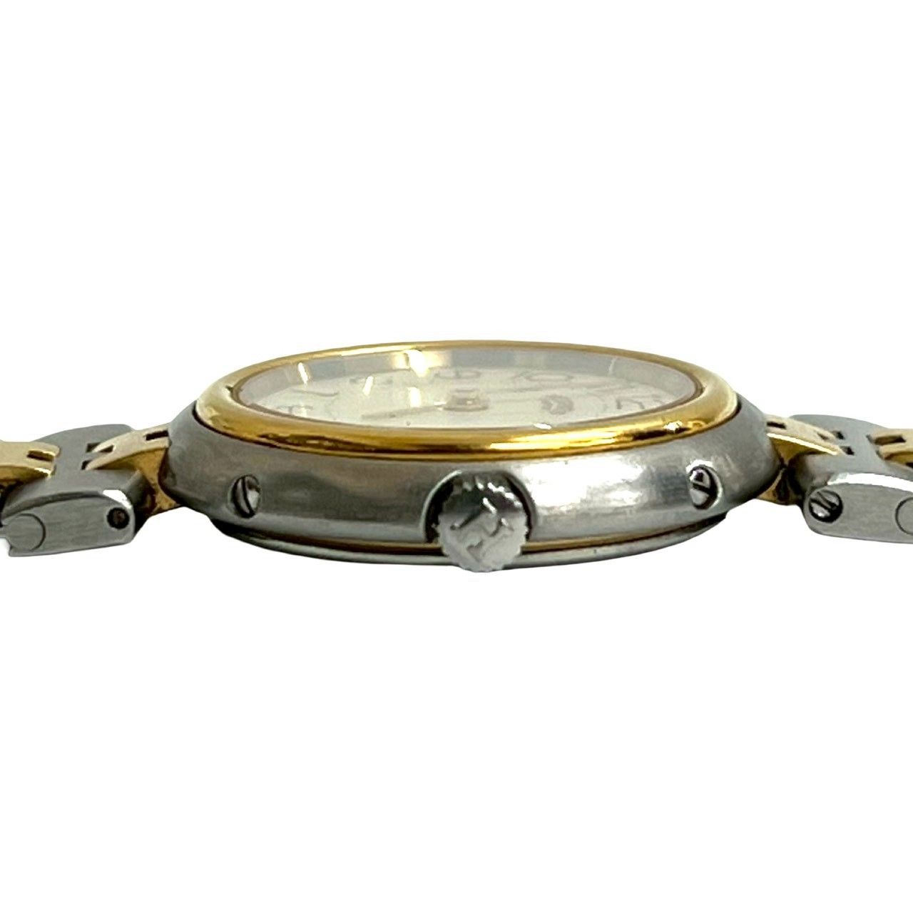 稼働品 極 美品 HERMES エルメス プロフィール ステンレススチール GP