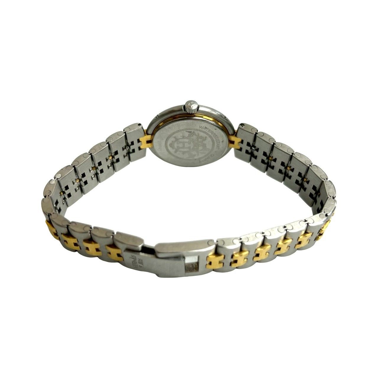 稼働品 極 美品 HERMES エルメス プロフィール ステンレススチール GP