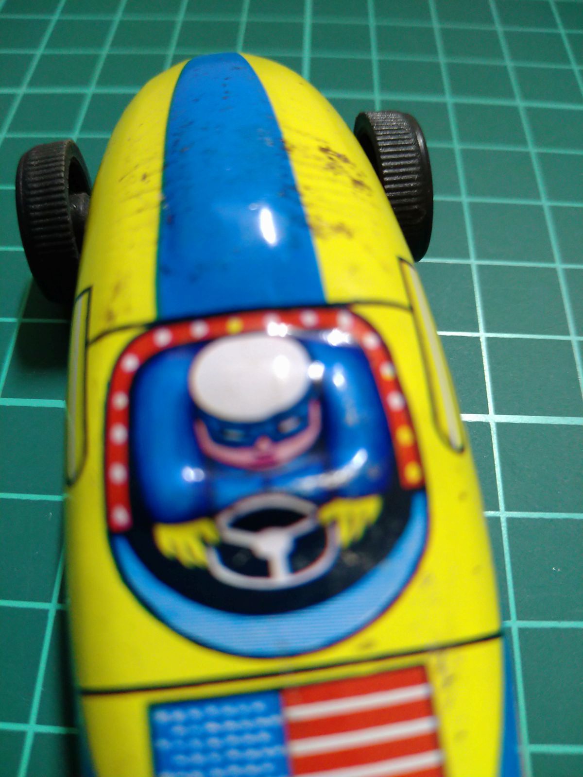 ブリキ おもちゃ レーシングカー 昭和レトロ - メルカリ