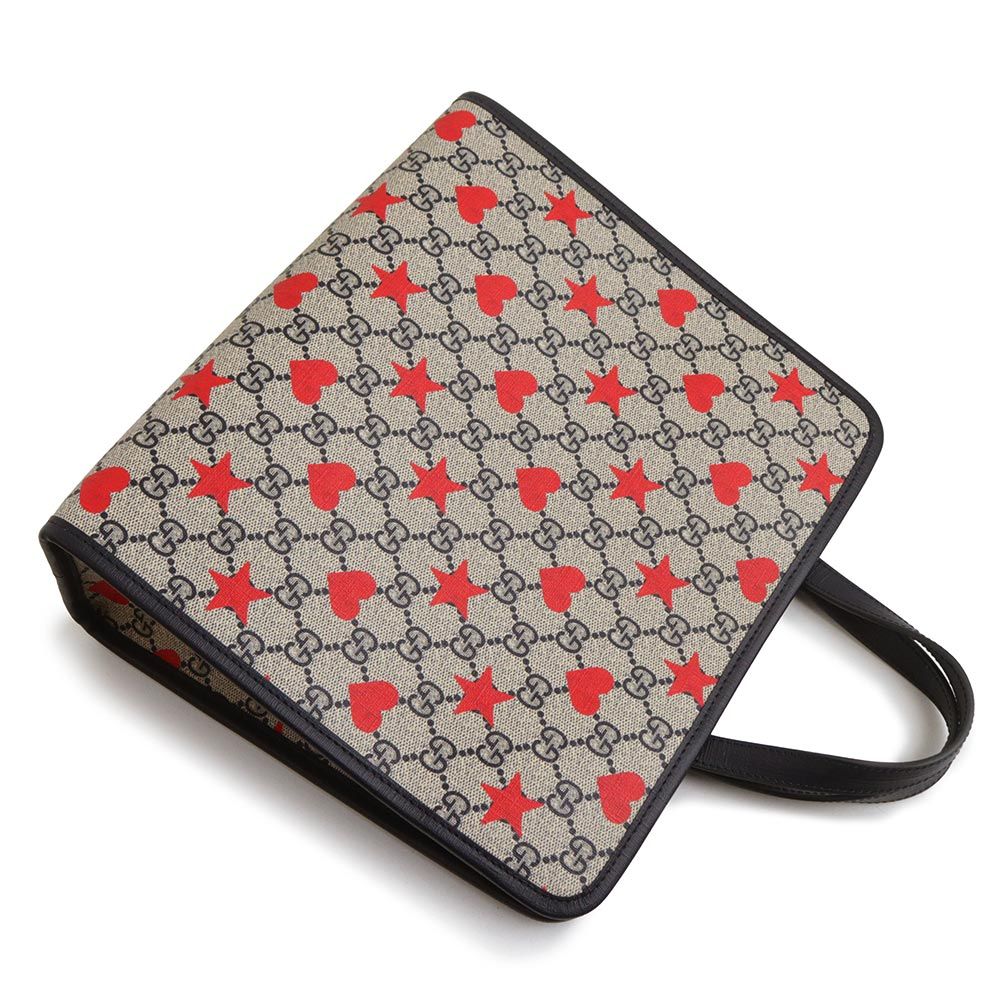 グッチ 605614 チルドレンズ スター＆ハート GGスプリームキャンバス  