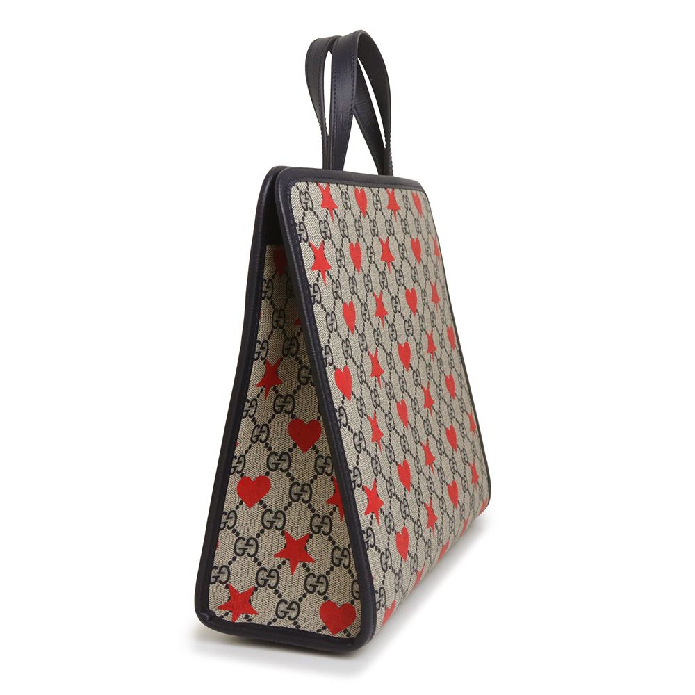 グッチ 605614 チルドレンズ スター＆ハート GGスプリームキャンバス  