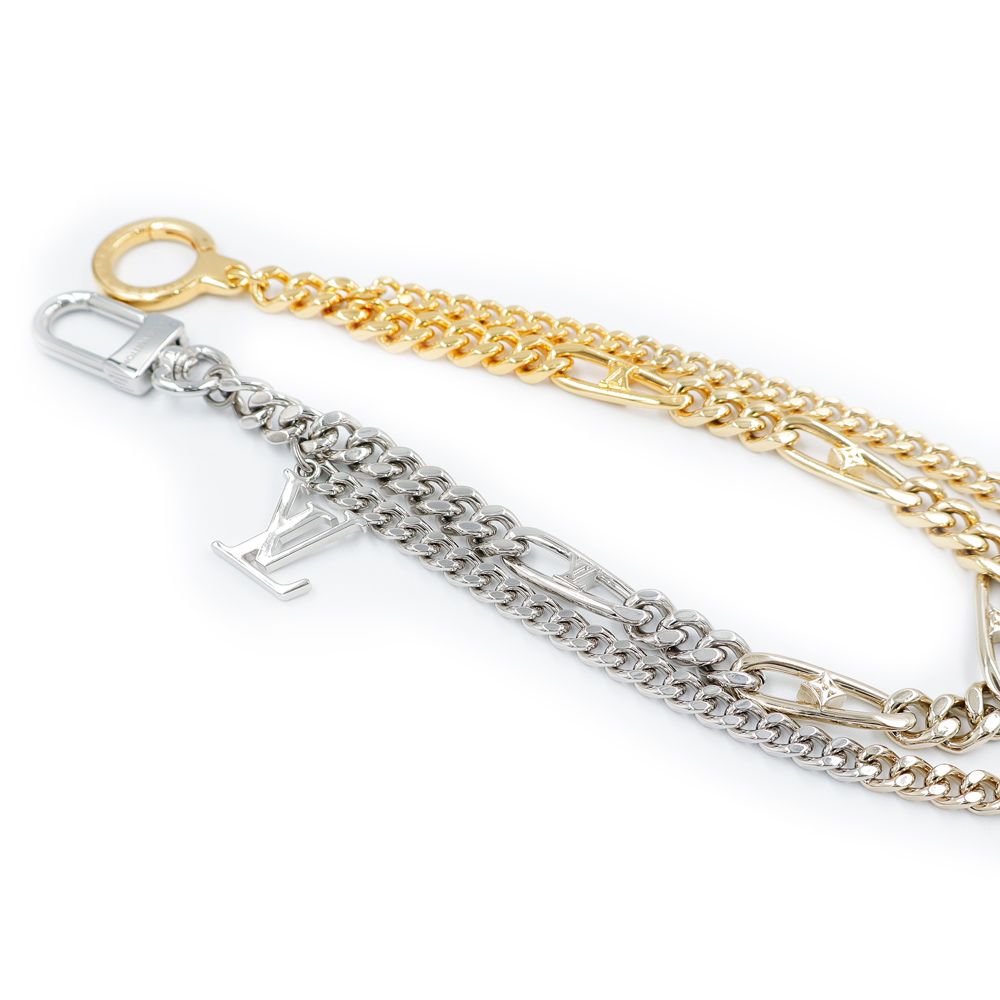 ルイ ヴィトン M02553 チェーンベルト LV フィガロ バッグチャーム