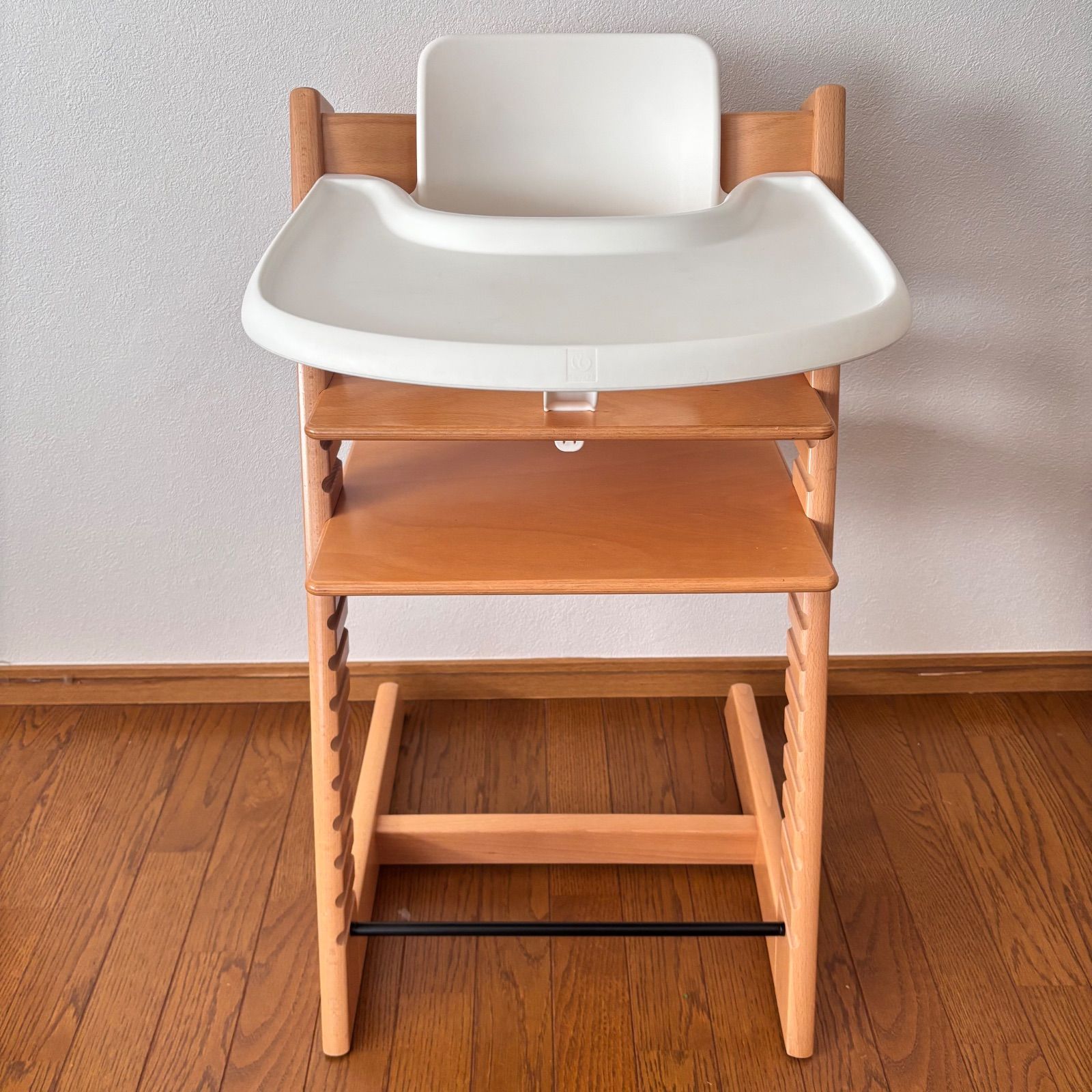 美品＊ストッケ トリップ トラップ ナチュラル ベビーチェア+ベビー