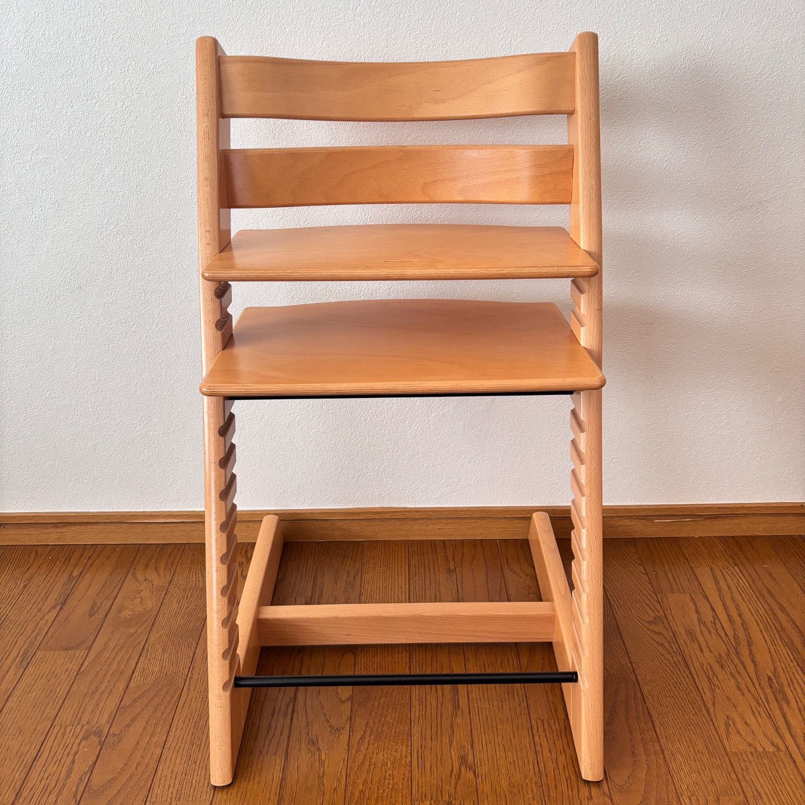 美品＊ストッケ トリップ トラップ ナチュラル ベビーチェア+ベビー